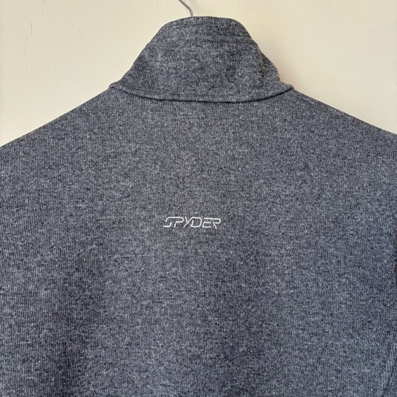 Spyder Core Sweater Jacket Women's Large Grey Pink Full Zip - Picture 5 of 9
